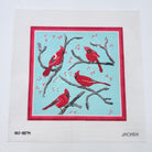 Winter Cardinals Canvas - KC Needlepoint