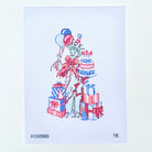Lady Liberty Needlepoint Canvas - KC Needlepoint