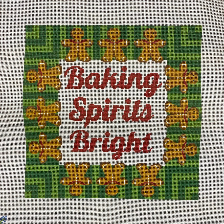 Baking Spirits Bright Canvas - KC Needlepoint