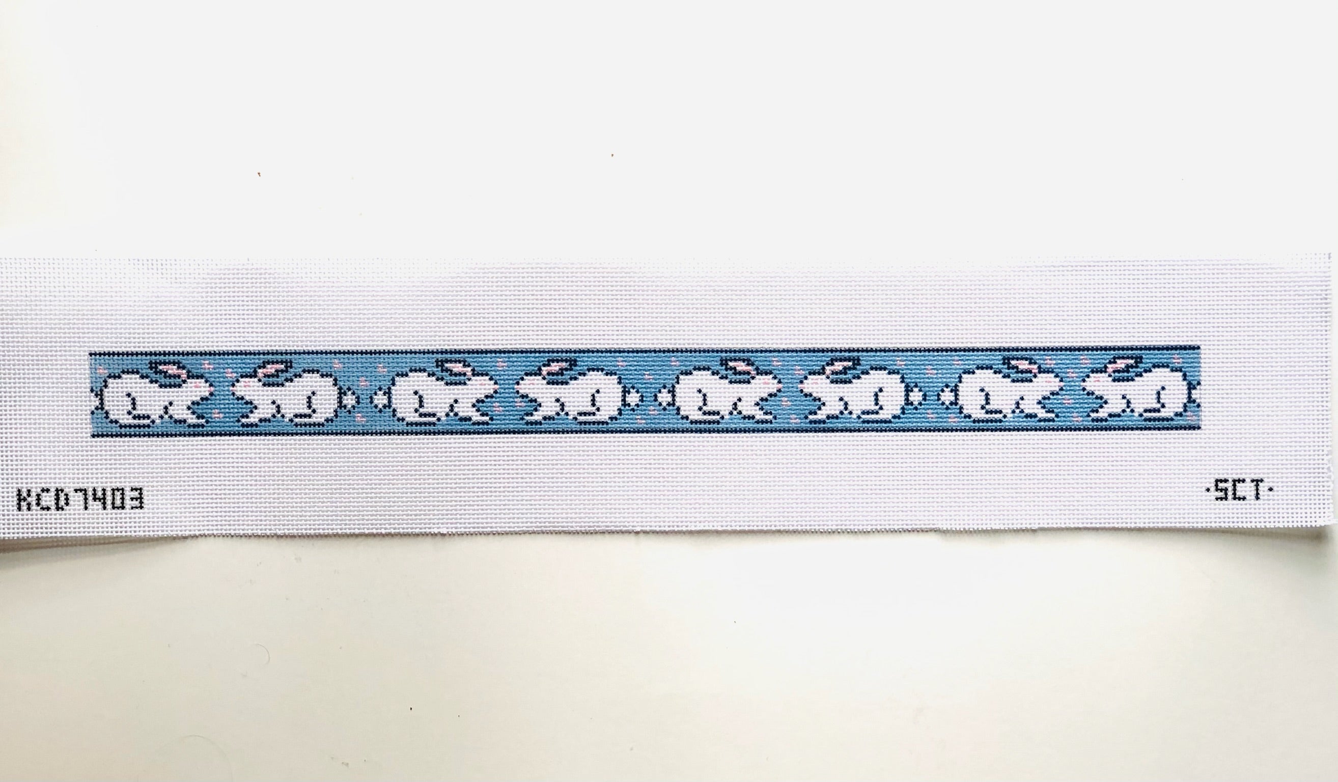 Bunny Headband Canvas - KC Needlepoint