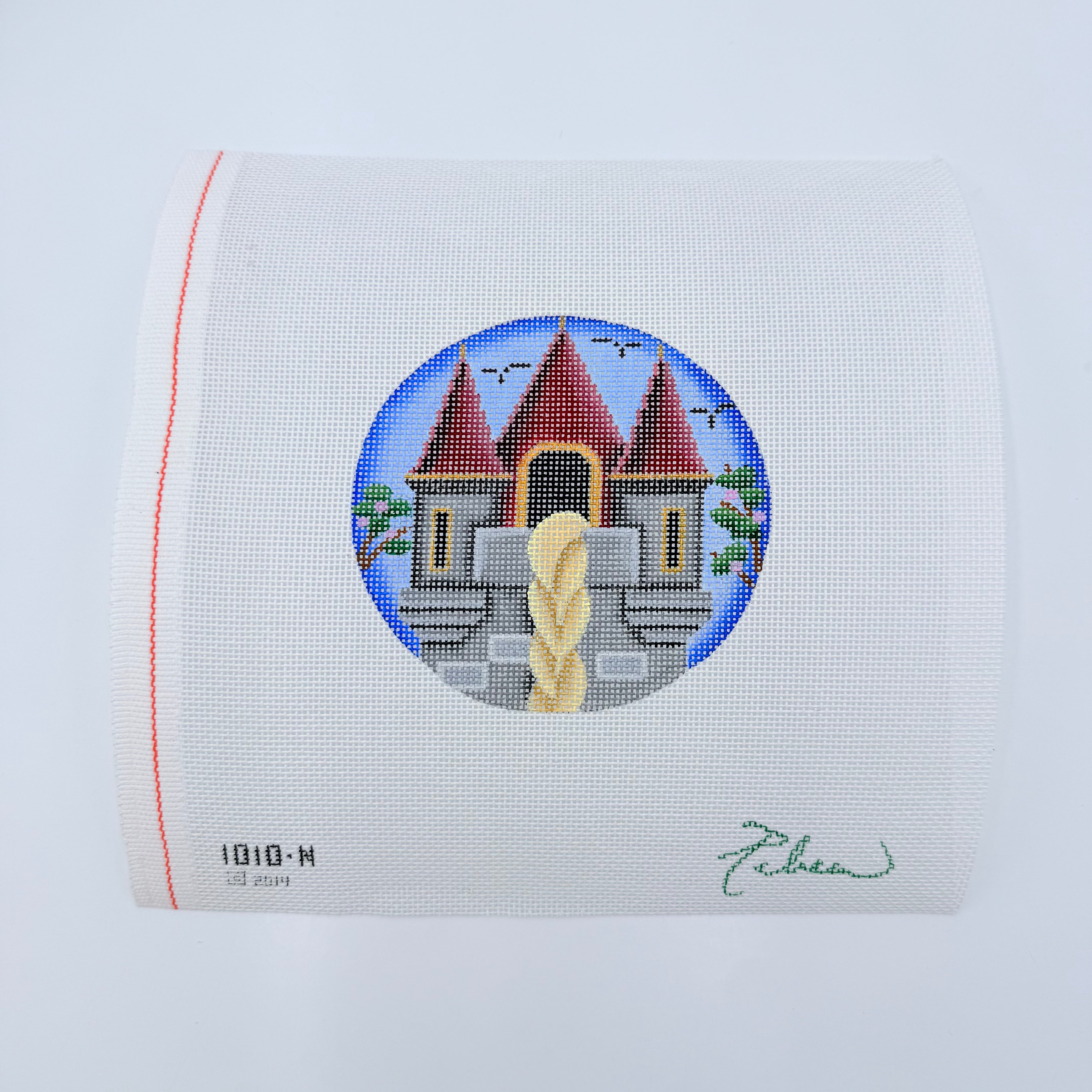 Rapunzel Round Canvas - KC Needlepoint