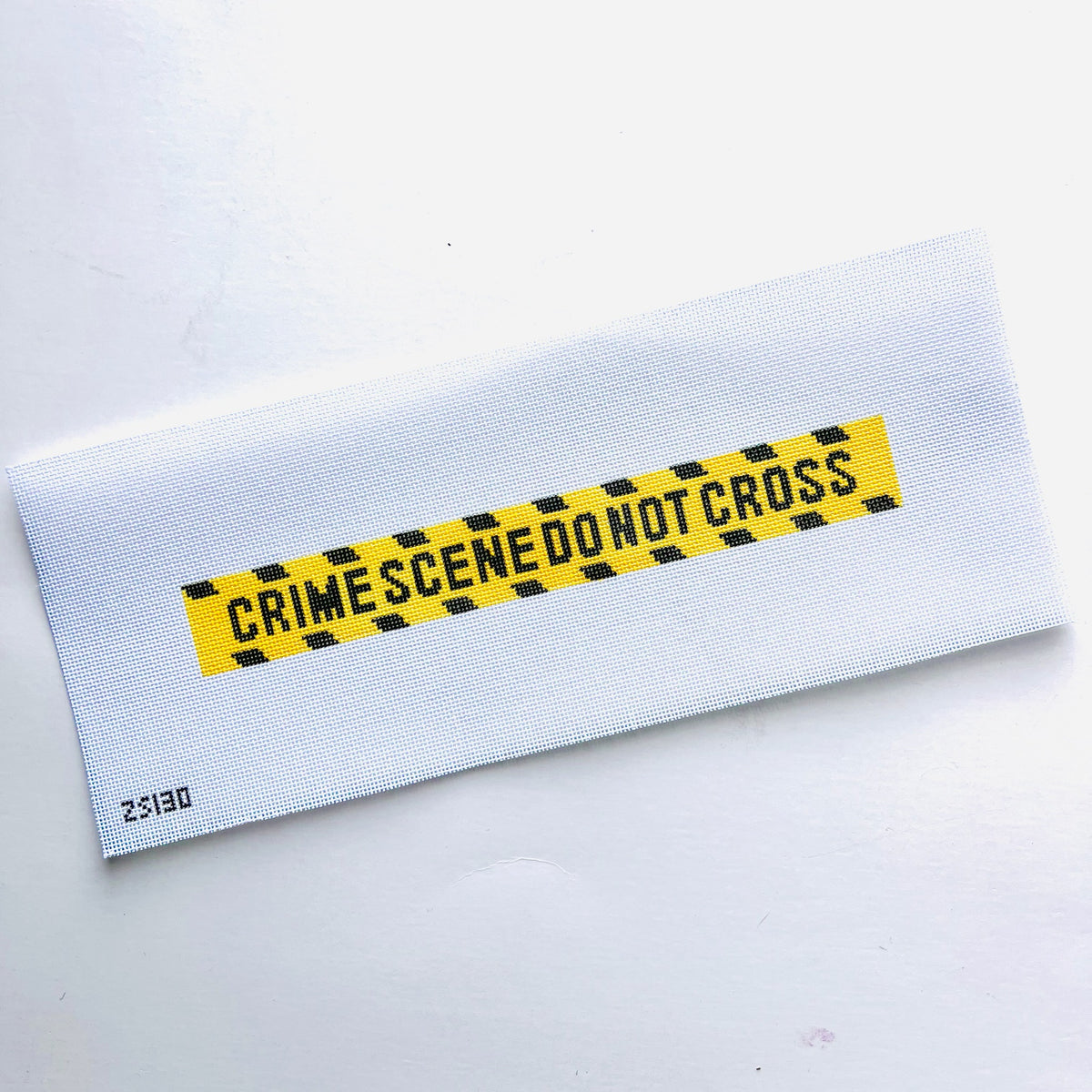 Do Not Cross Key Fob Canvas – KC Needlepoint