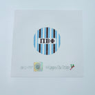 Pi Beta Phi</br> 3" Round Canvas - KC Needlepoint