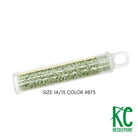 Size 14/15 Seed Beads 873 Desert Sage - KC Needlepoint
