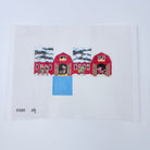 Reindeer Barn Mini House Canvas - KC Needlepoint