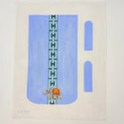 Elephant on Blue Purse Canvas - KC Needlepoint