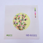 Climbing Roses Floral Round Canvas - KC Needlepoint