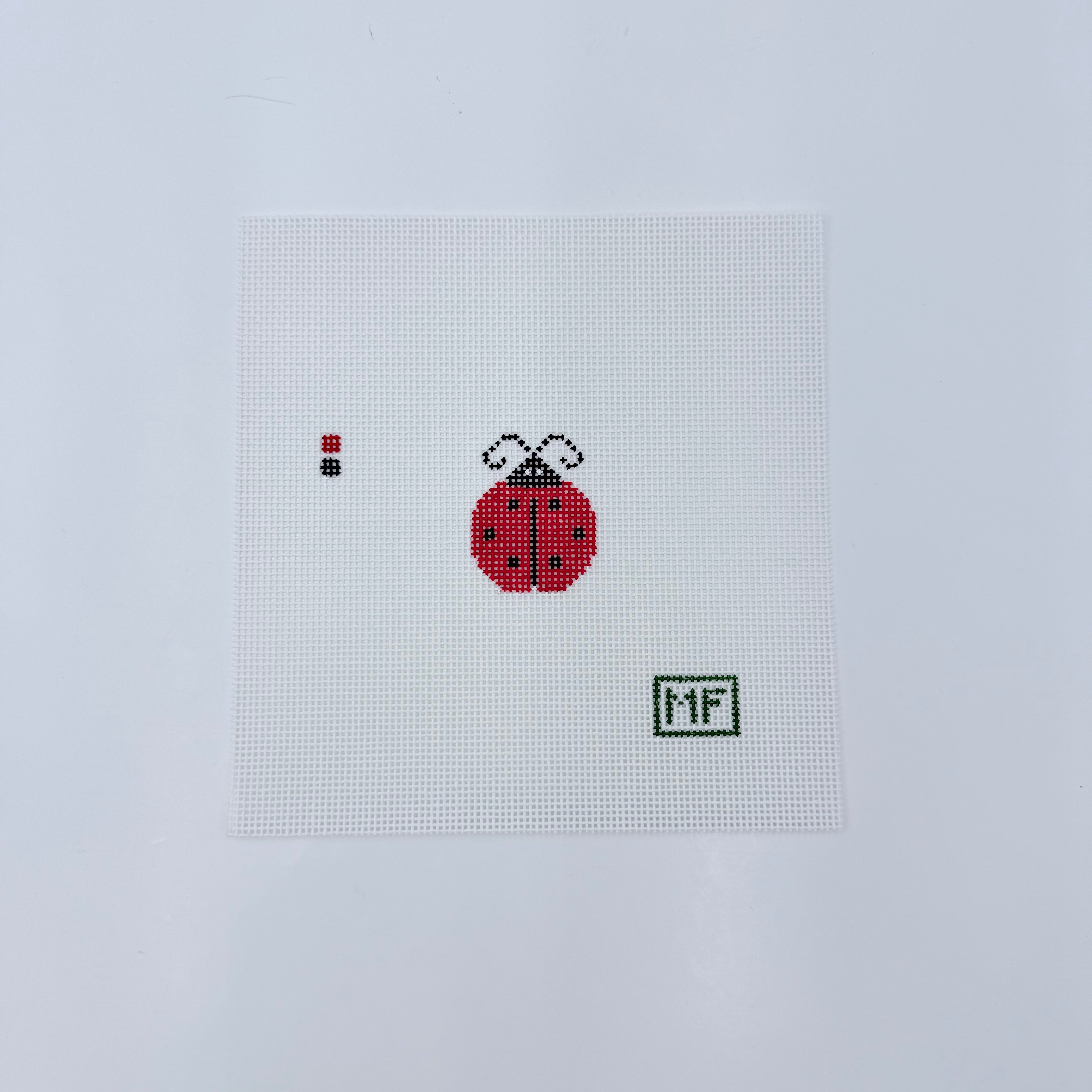 Ladybug Mini Canvas - KC Needlepoint