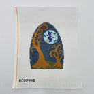 Flying Witch and Tree Canvas - KC Needlepoint