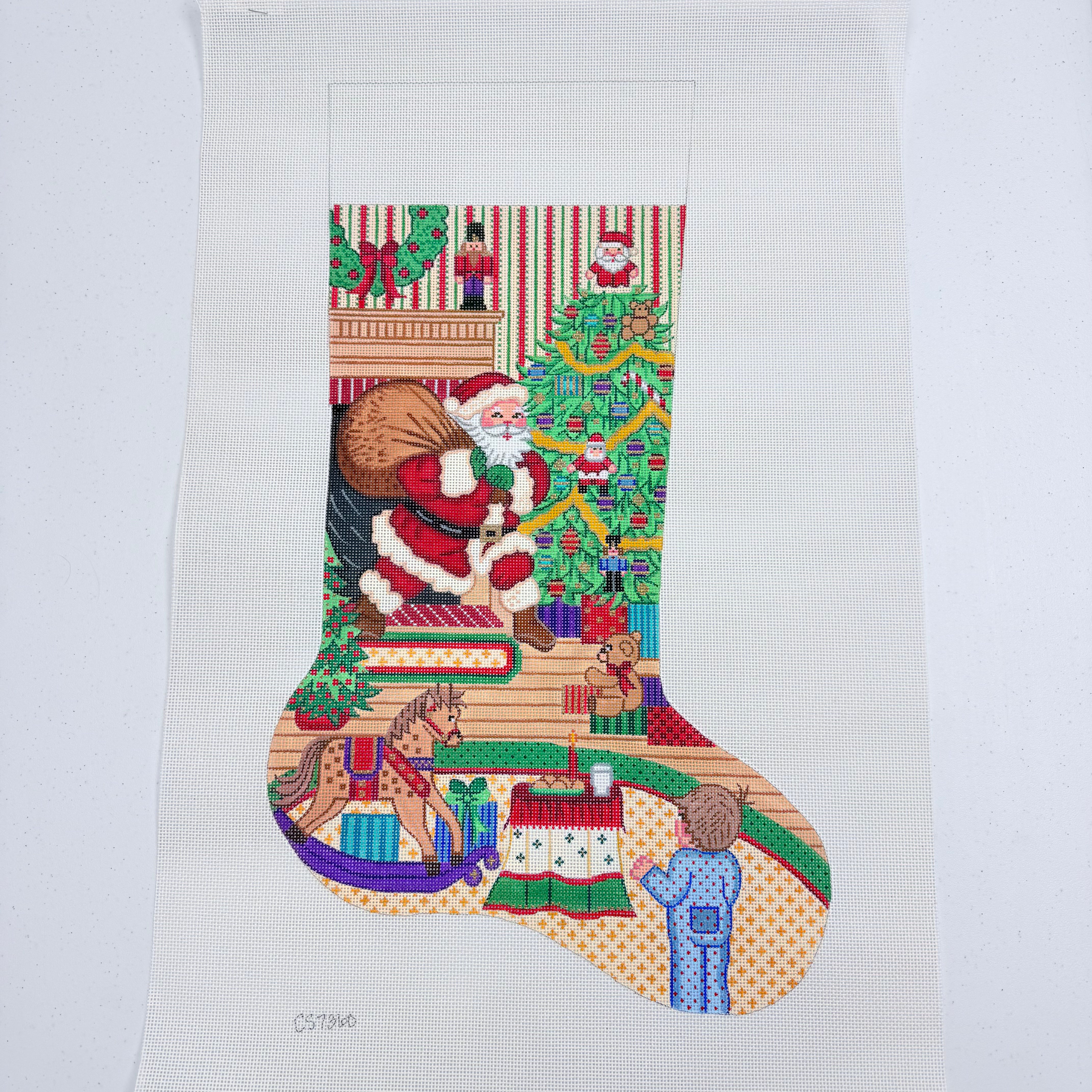 Alexa Christmas Stocking 7360 - KC Needlepoint