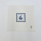 Mini Sailboat Canvas - KC Needlepoint