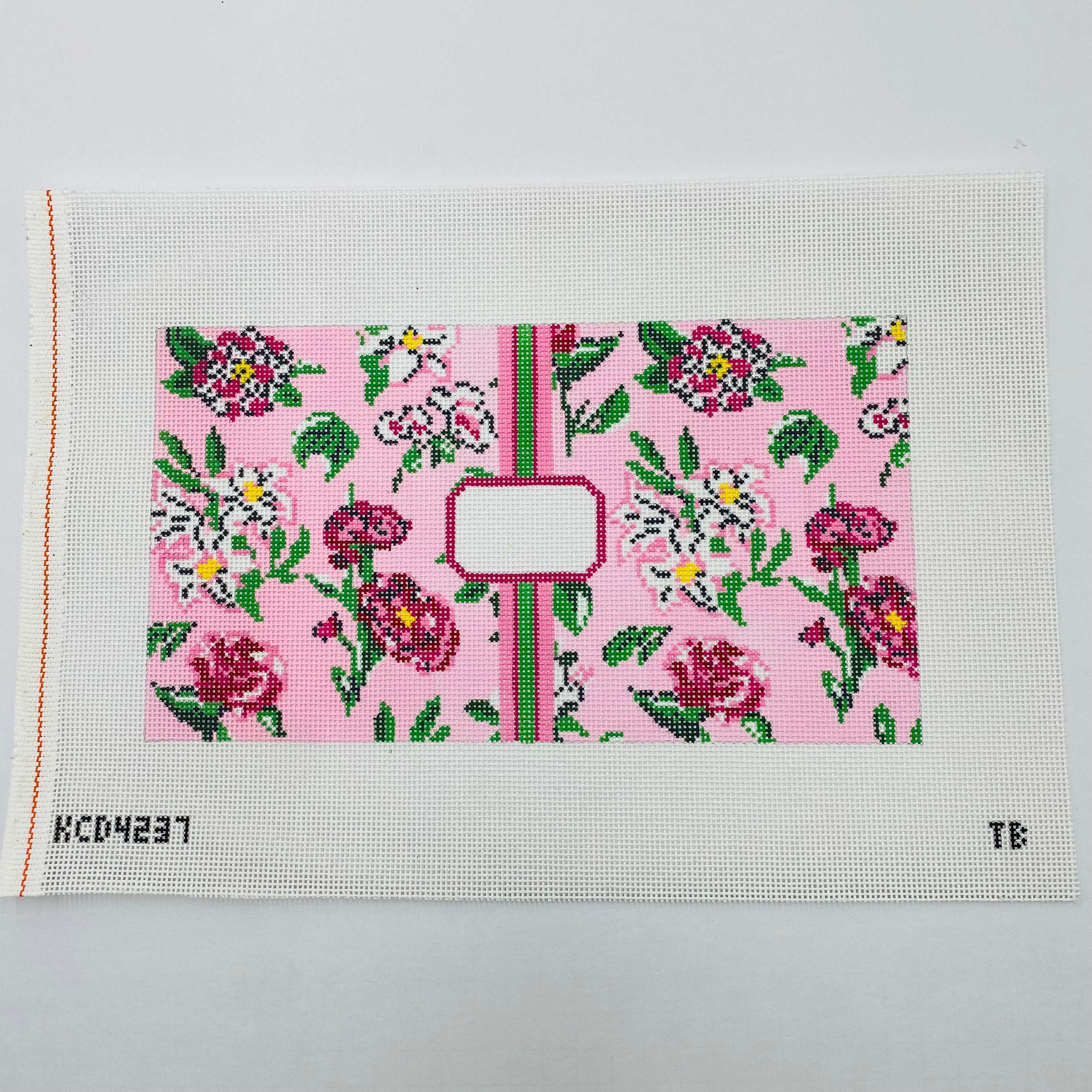 Flirty Floral Canvas - KC Needlepoint