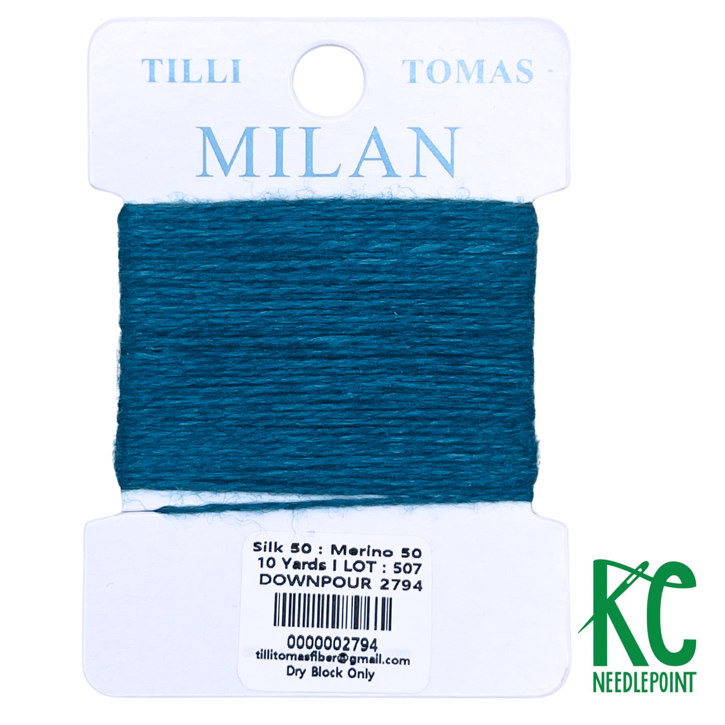 Milan Card 2794 Downpour - KC Needlepoint