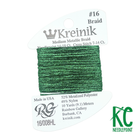 Kreinik Card Size 16 008HL Green High Lustre - KC Needlepoint