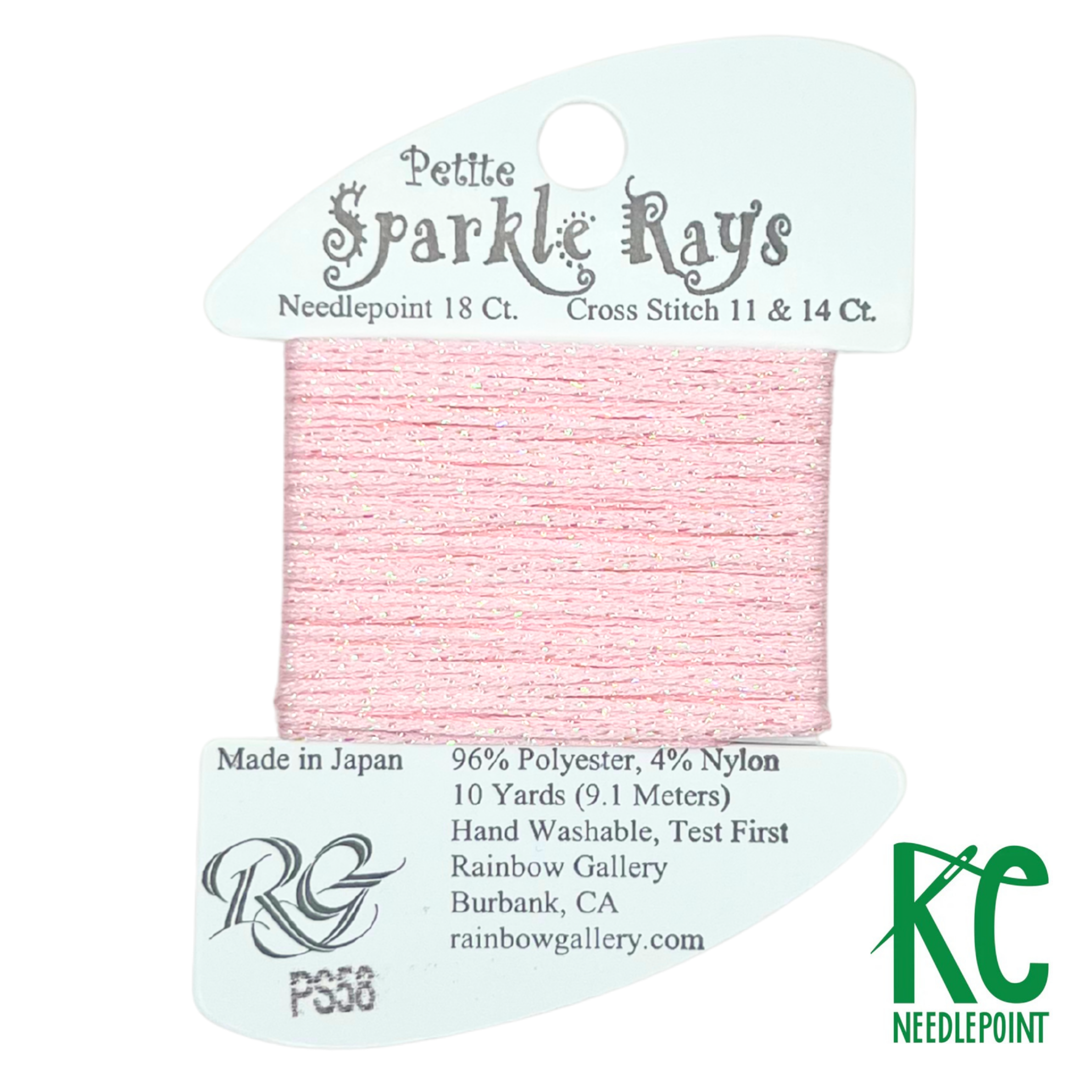 Petite Sparkle Rays PS58 Lite Pink - KC Needlepoint