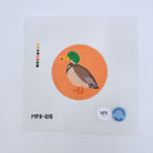 Mallard Duck Round Canvas - KC Needlepoint
