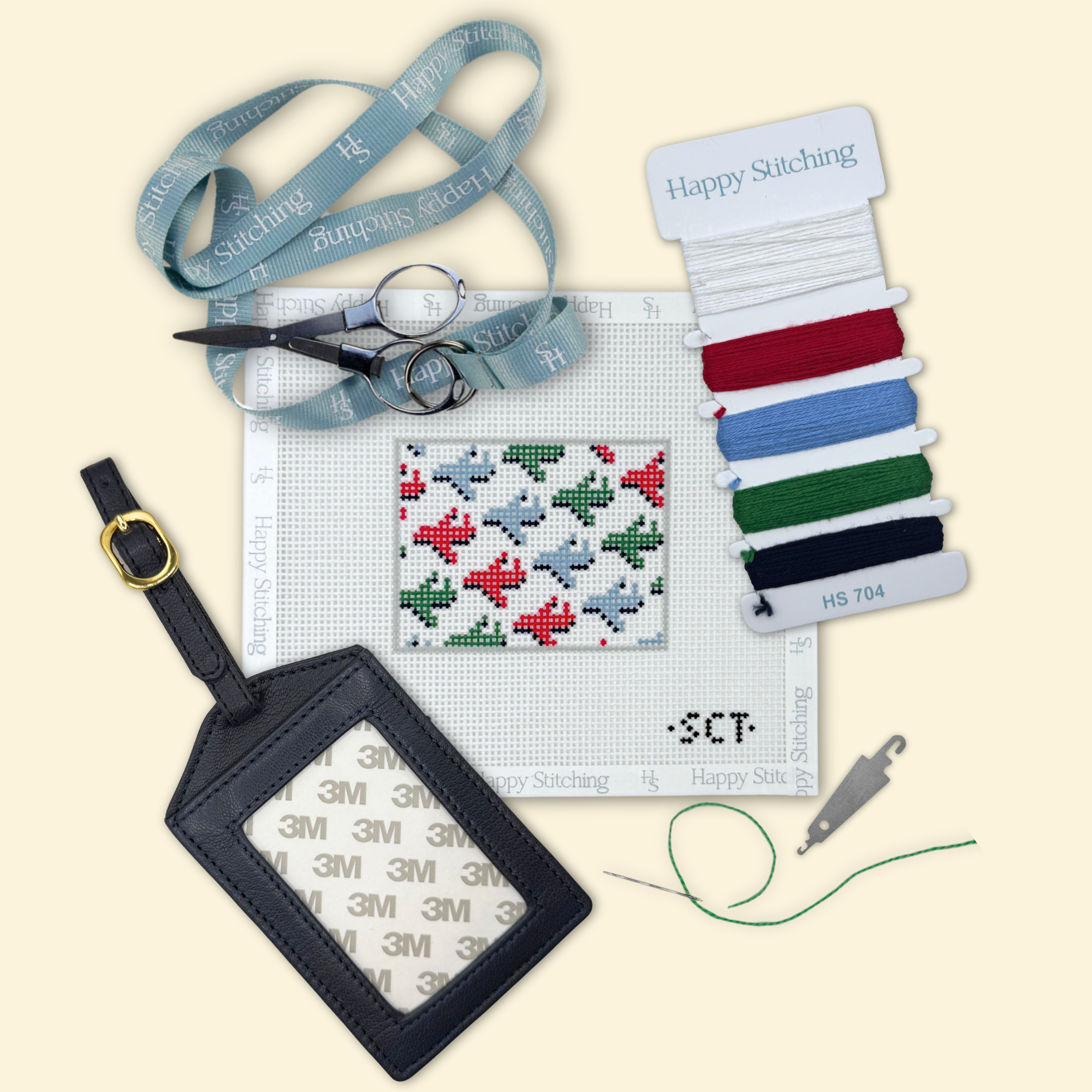 Airplane Mode Bag/Luggage Tag Kit - KC Needlepoint