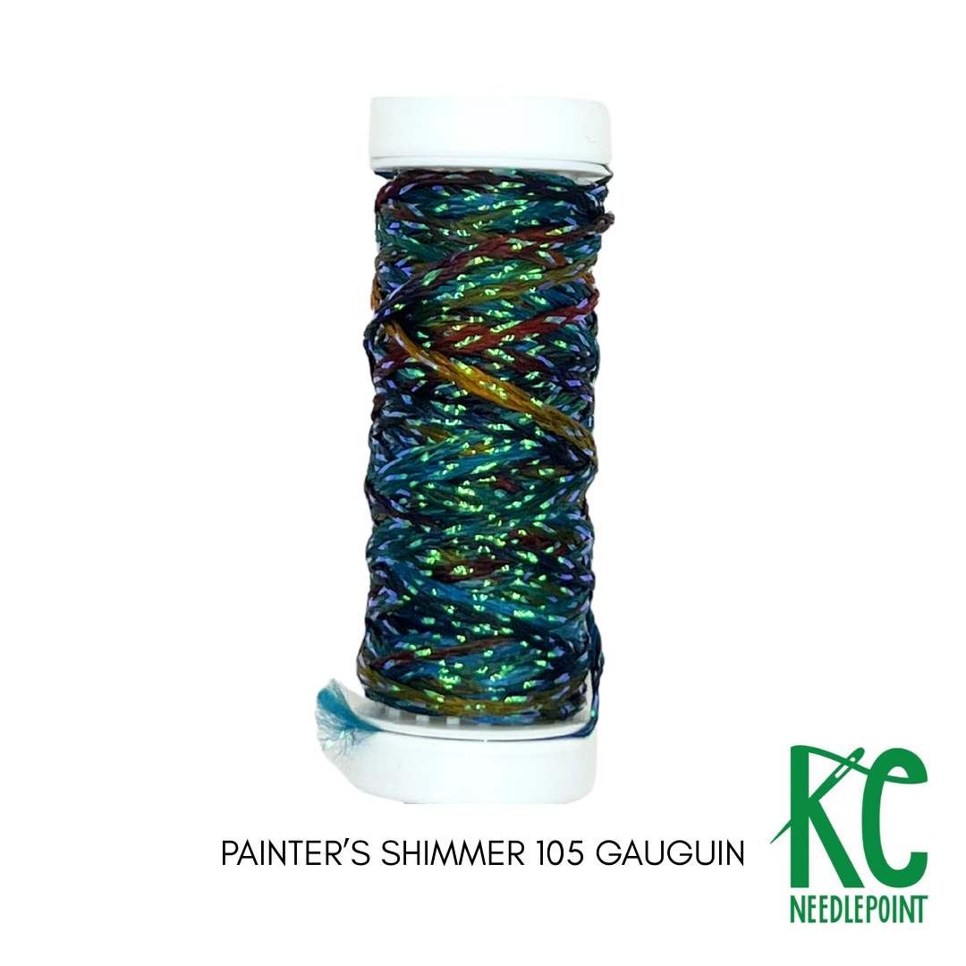 Painter's Shimmer 105 Gauguin - KC Needlepoint