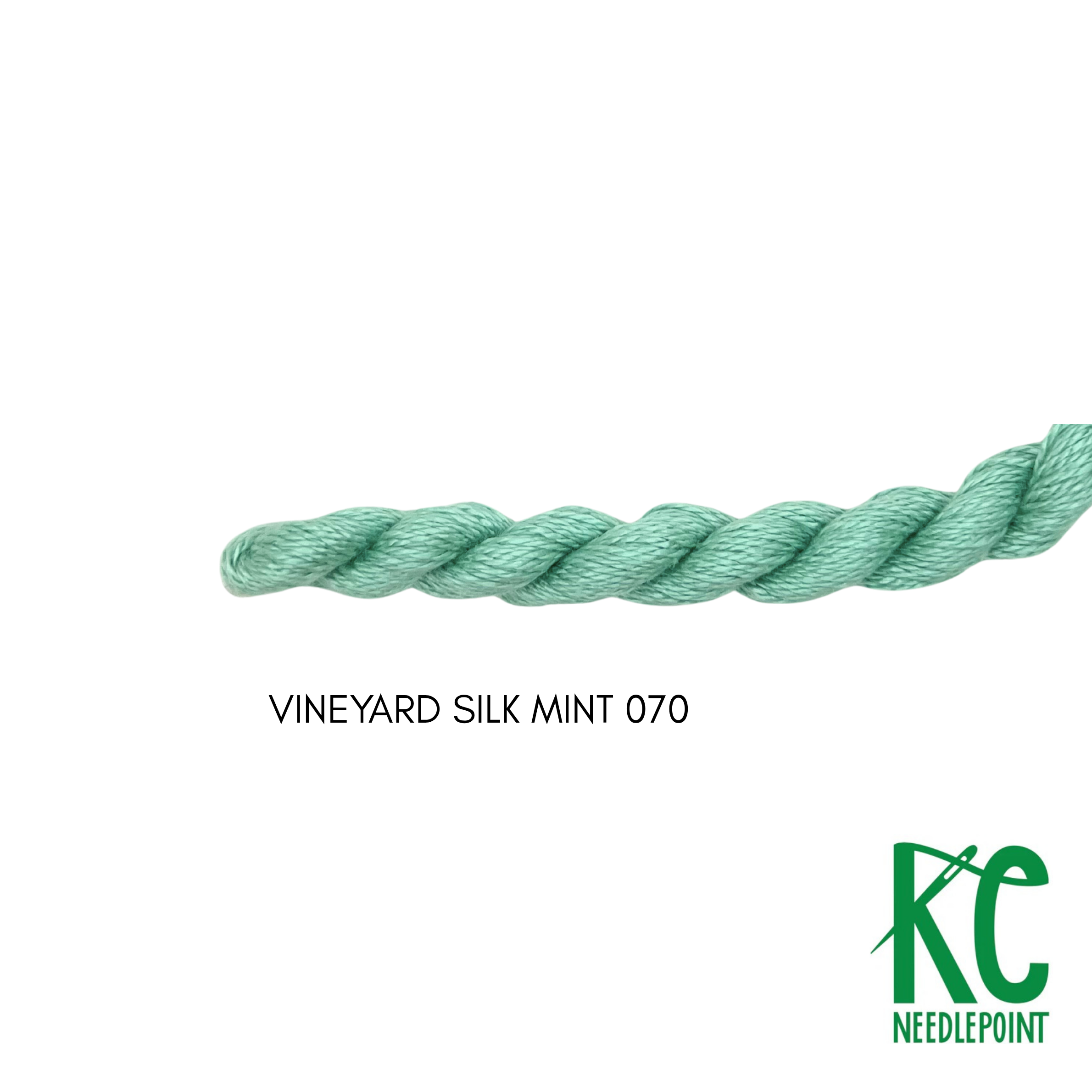Vineyard Silk Skein C070 Mint - KC Needlepoint