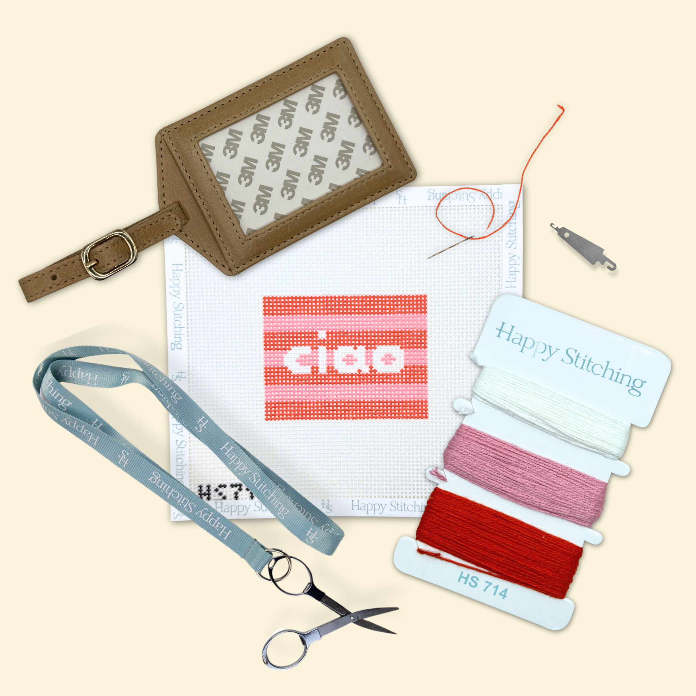 CIAO Bag/Luggage Tag Kit - KC Needlepoint