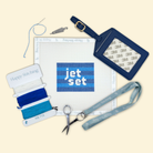 Jet Set Bag/Luggage Tag Kit - KC Needlepoint