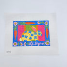 Colorful Le Lapin Canvas - KC Needlepoint