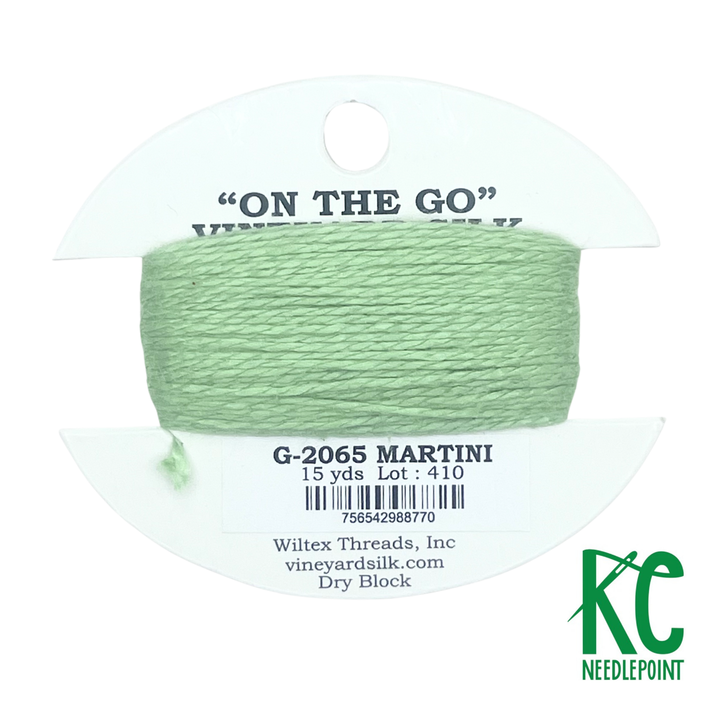 Vineyard Silk Card G2065 Martini - KC Needlepoint
