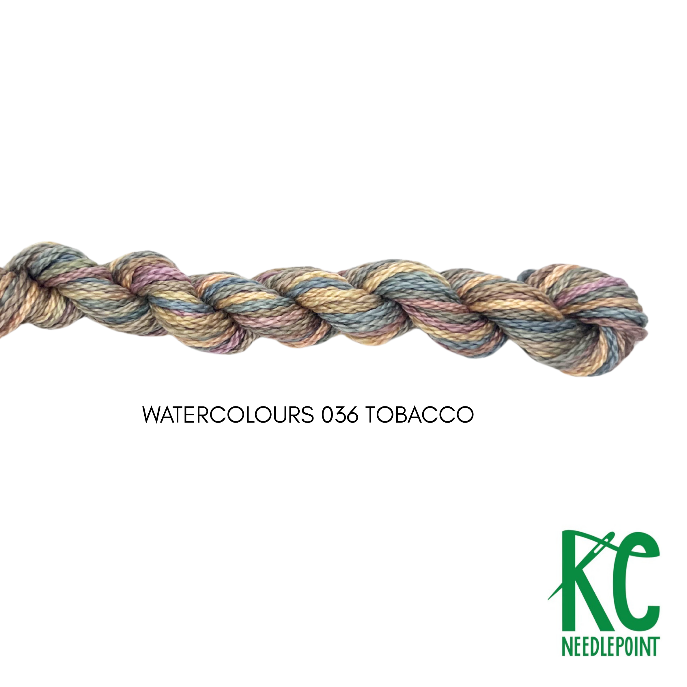 Watercolours 036 Tobacco - KC Needlepoint