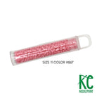 Size 11 Seed Beads 867 Cactus Flower - KC Needlepoint