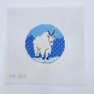Marty the Mountain Goat 13 mesh Canvas - KC Needlepoint