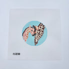 Mom and Baby Giraffe Canvas - KC Needlepoint