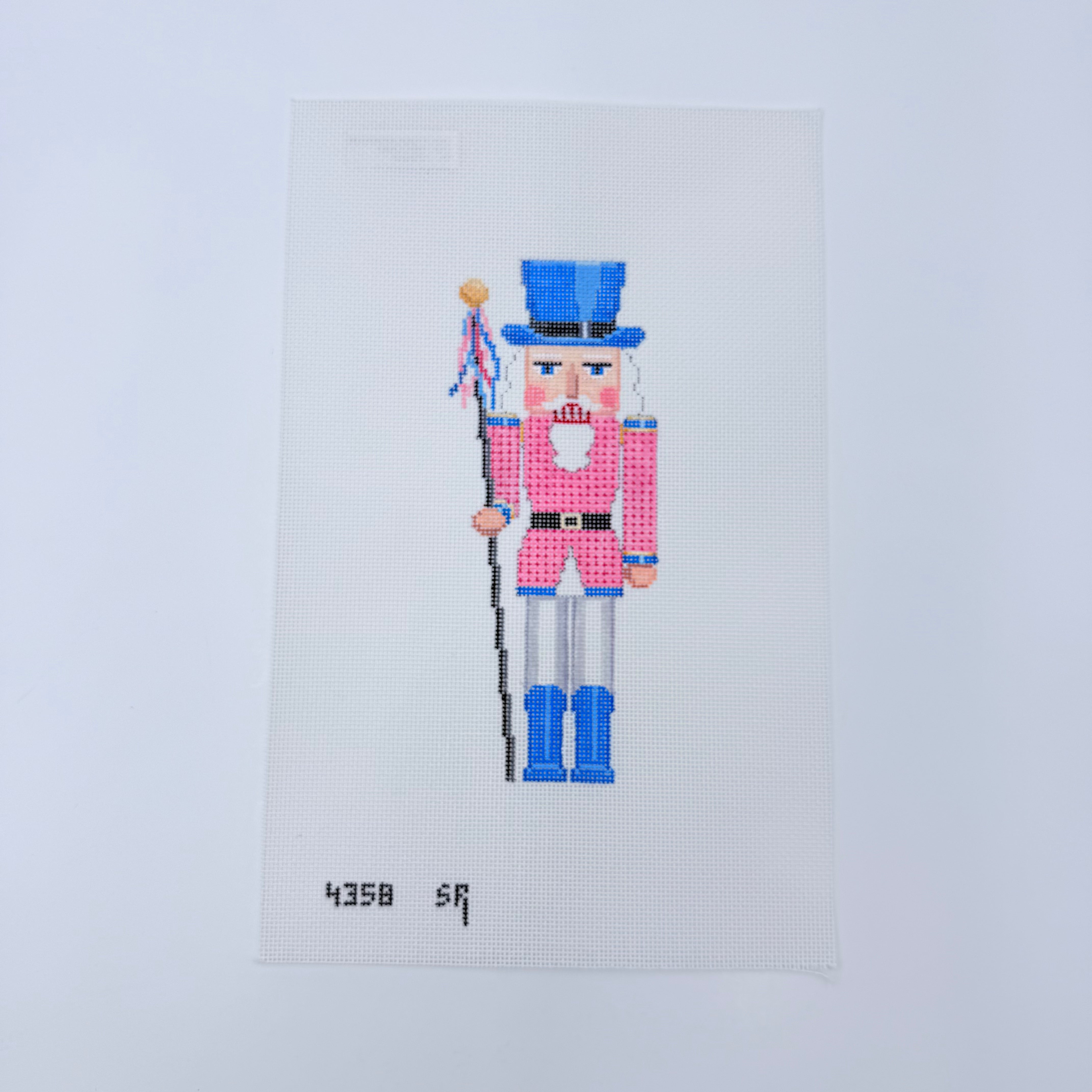 Pink Parade Nutcracker Canvas - KC Needlepoint