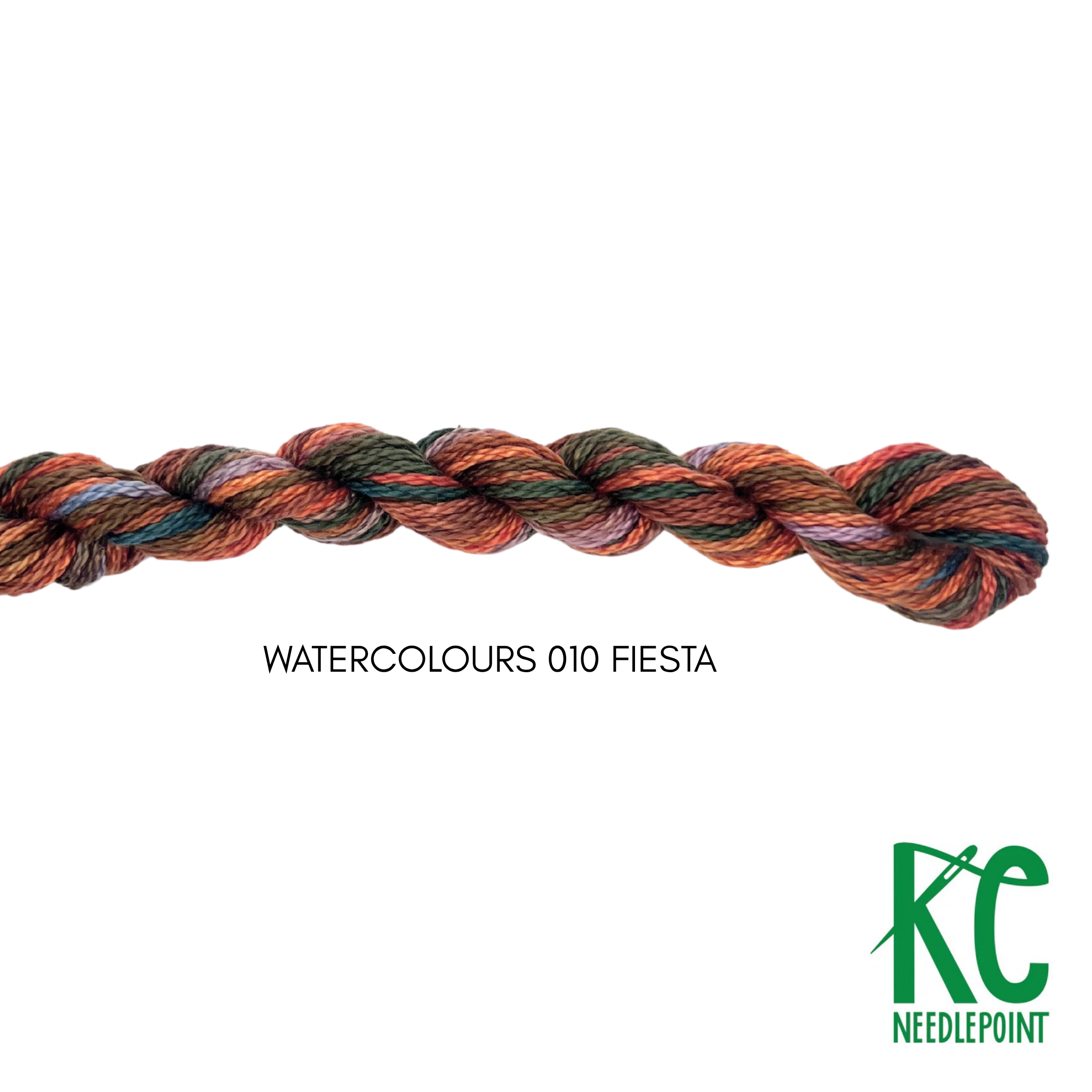Watercolours 010 Fiesta - KC Needlepoint