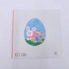 Mother & Baby Bunny Egg Canvas - KC Needlepoint