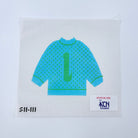 L Pullover Sweater Needlepoint Canvas - KC Needlepoint