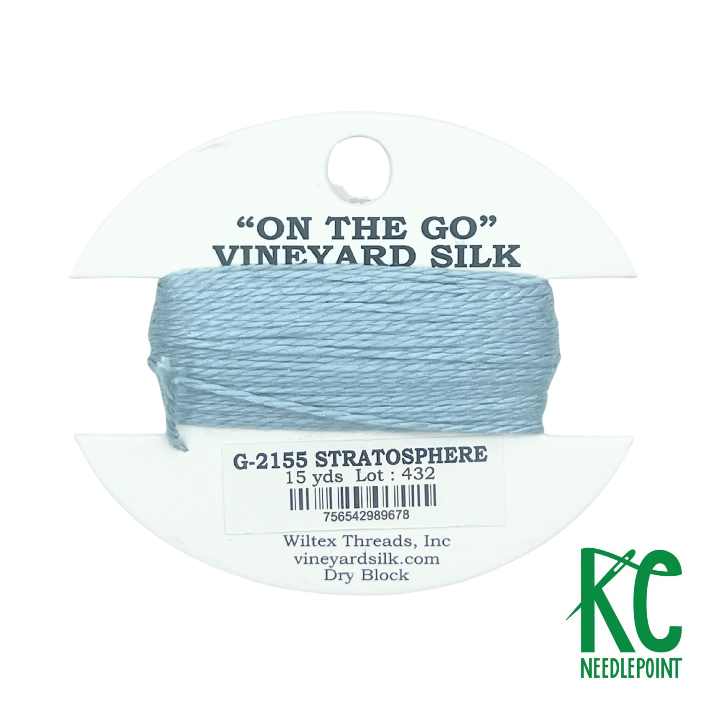 Vineyard Silk Card G2155 Stratosphere - KC Needlepoint