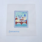 Prague Charles Bridge Stamp Needlepoint Canvas - KC Needlepoint