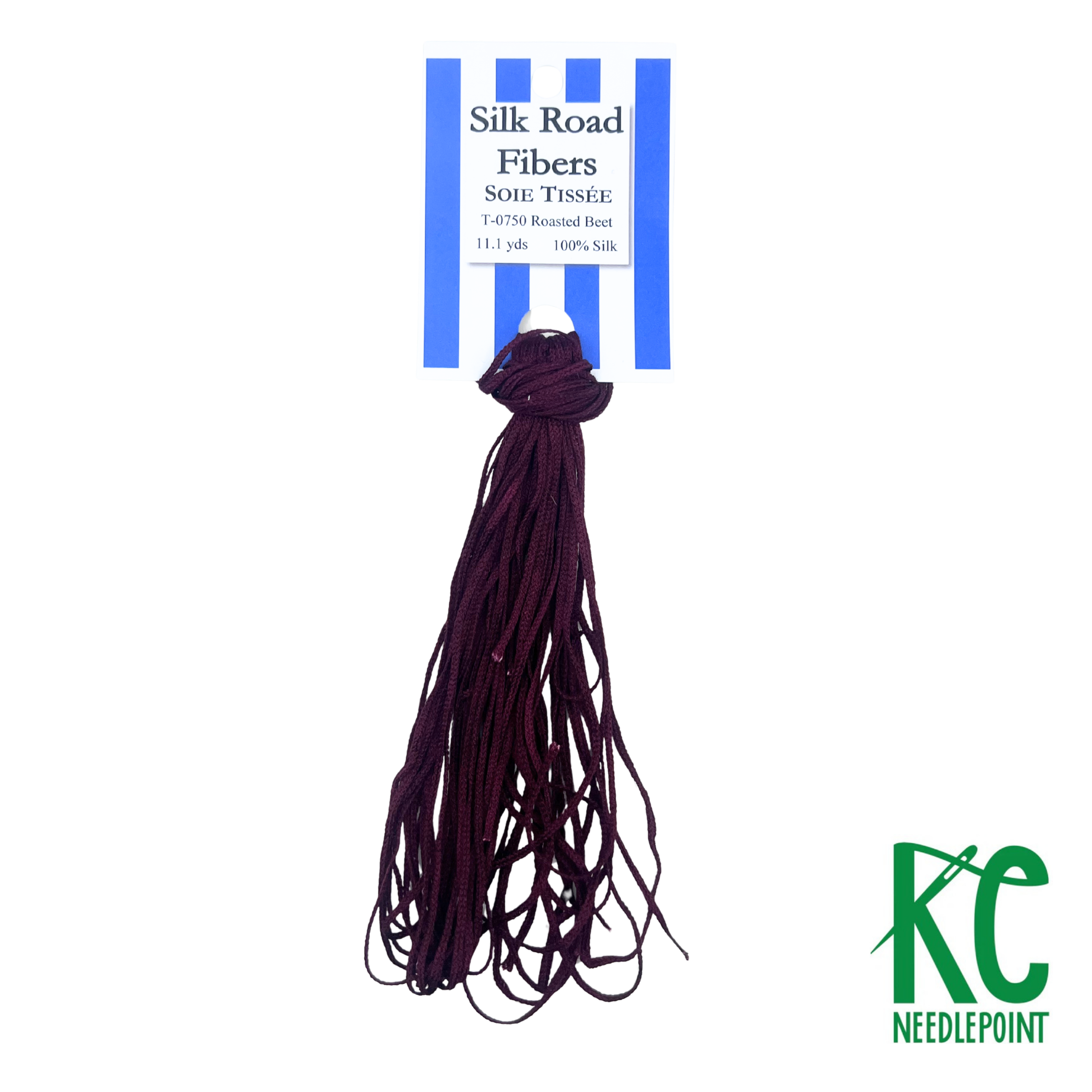 Soie Tissée 0750 Roasted Beet - KC Needlepoint