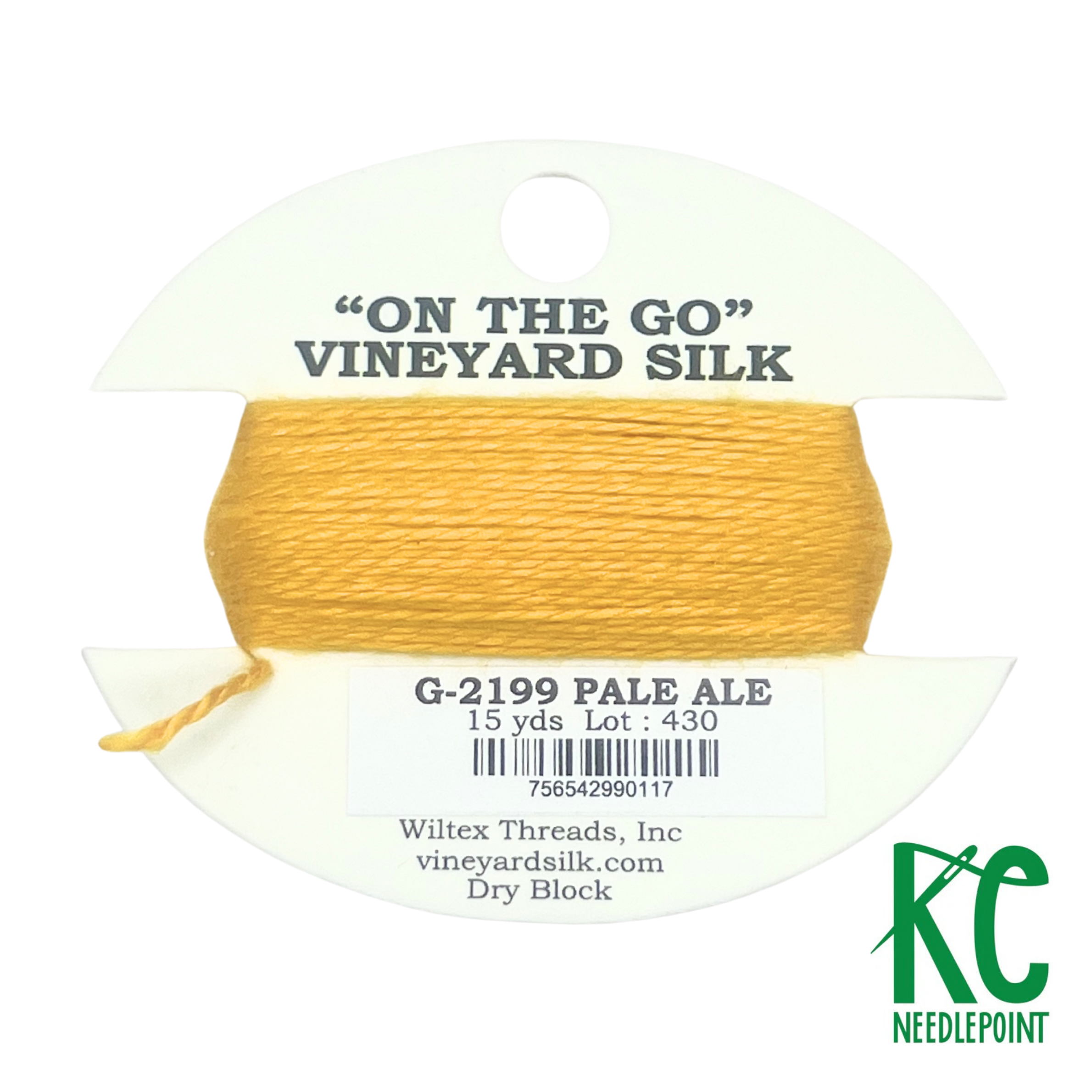 Vineyard Silk Card G2199 Pale Ale - KC Needlepoint