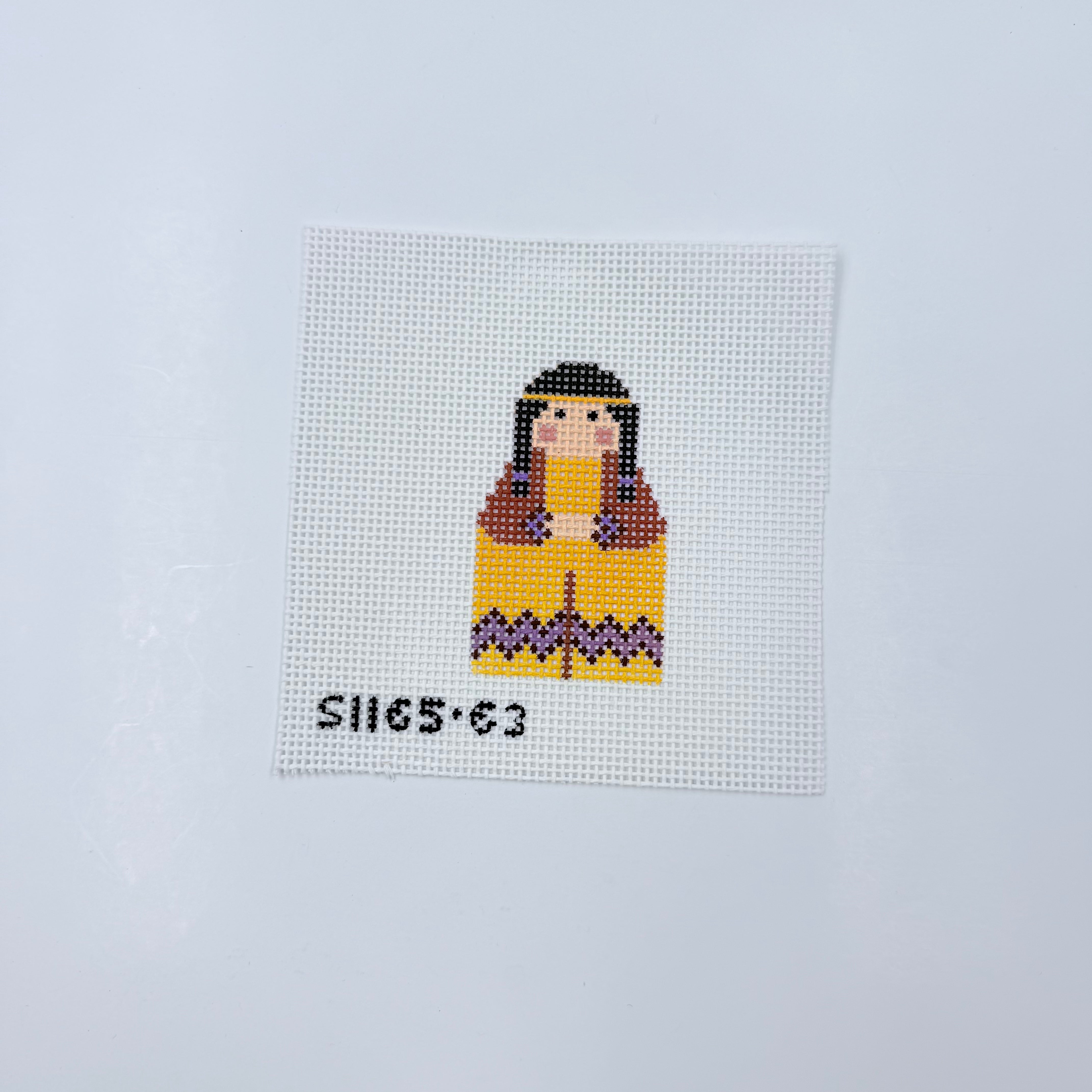 Native American Boy Angel - KC Needlepoint