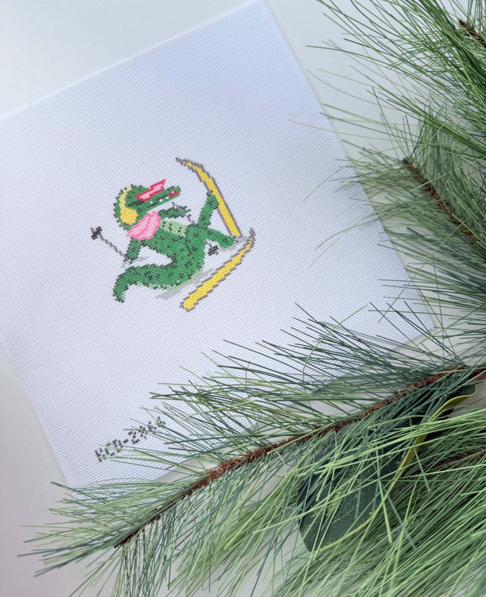 La Dolce Vita - Alpine Crocodile - KC Needlepoint