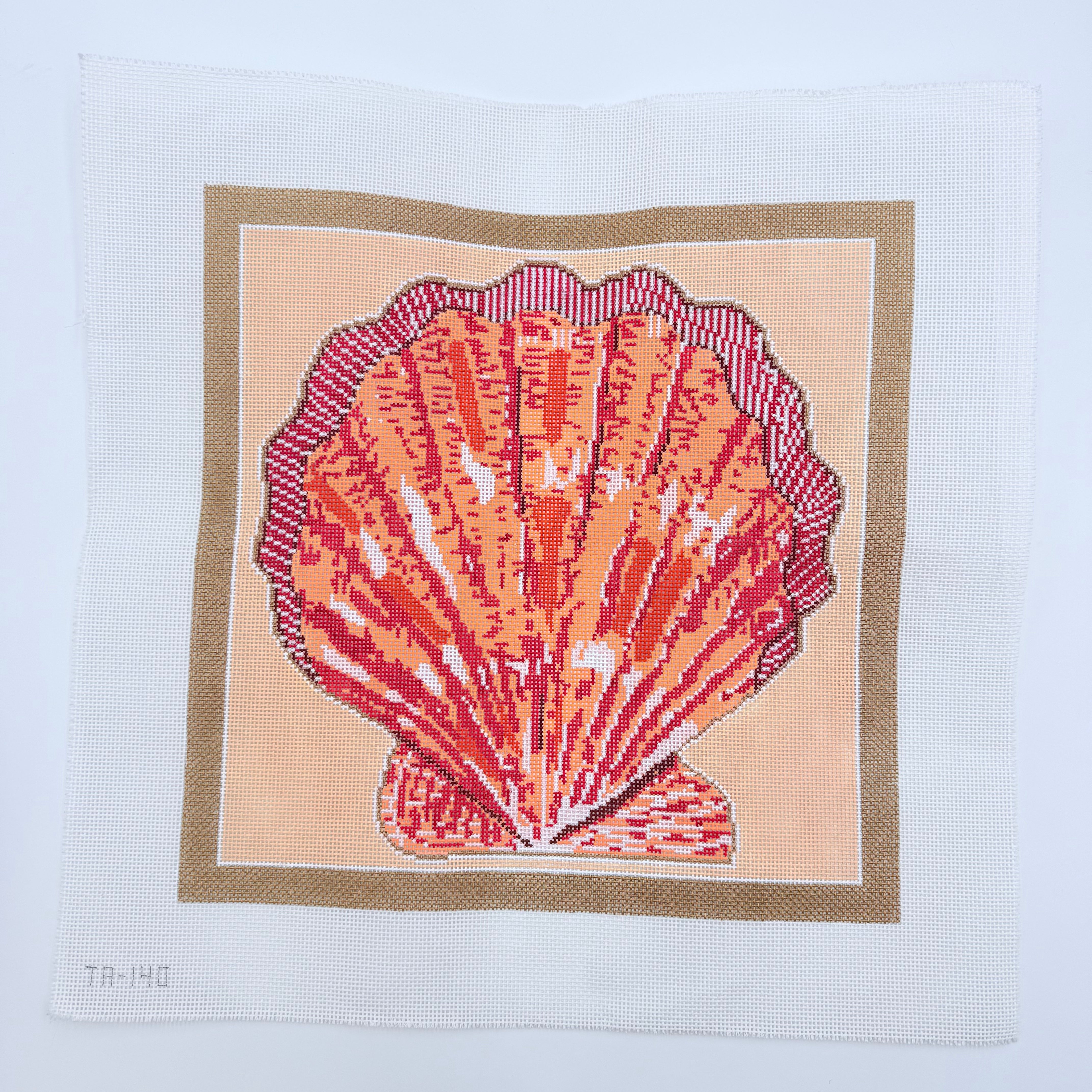 Oh Shell Yea Needlepoint Canvas - KC Needlepoint