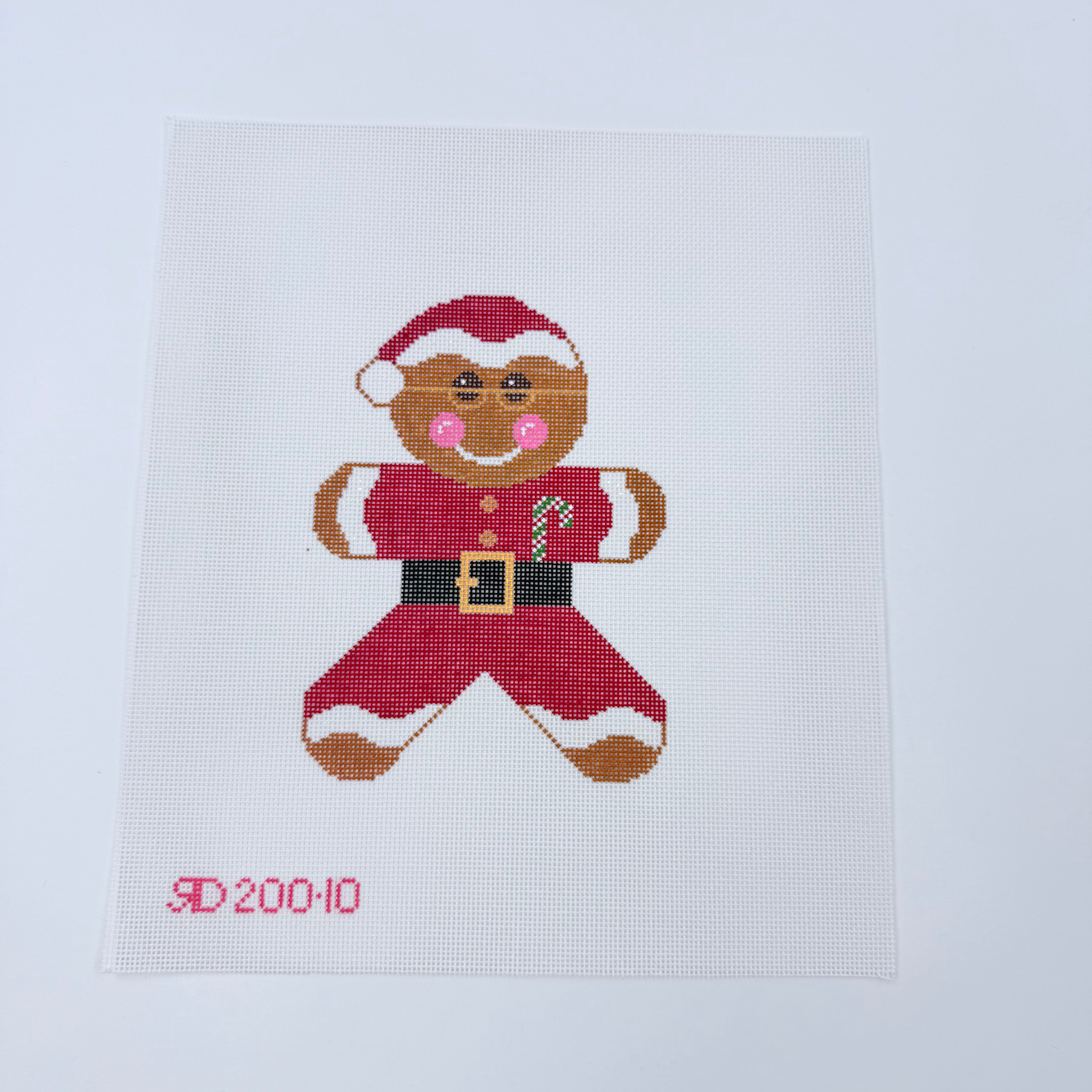 Santa Gingerbread Canvas - KC Needlepoint