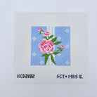 Peonies on Kristin Square Canvas - KC Needlepoint