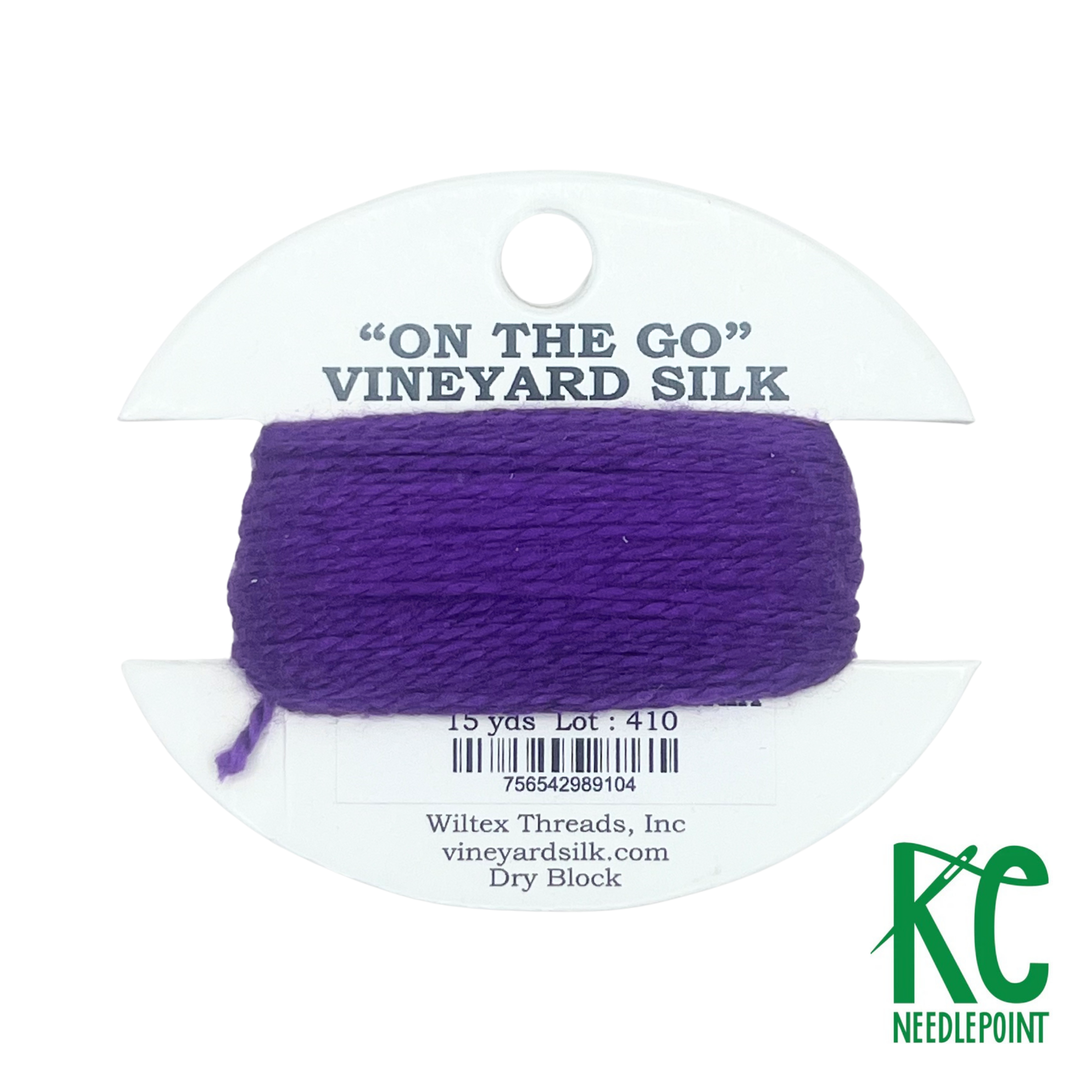 Vineyard Silk Card G2098 Deep Wisteria - KC Needlepoint
