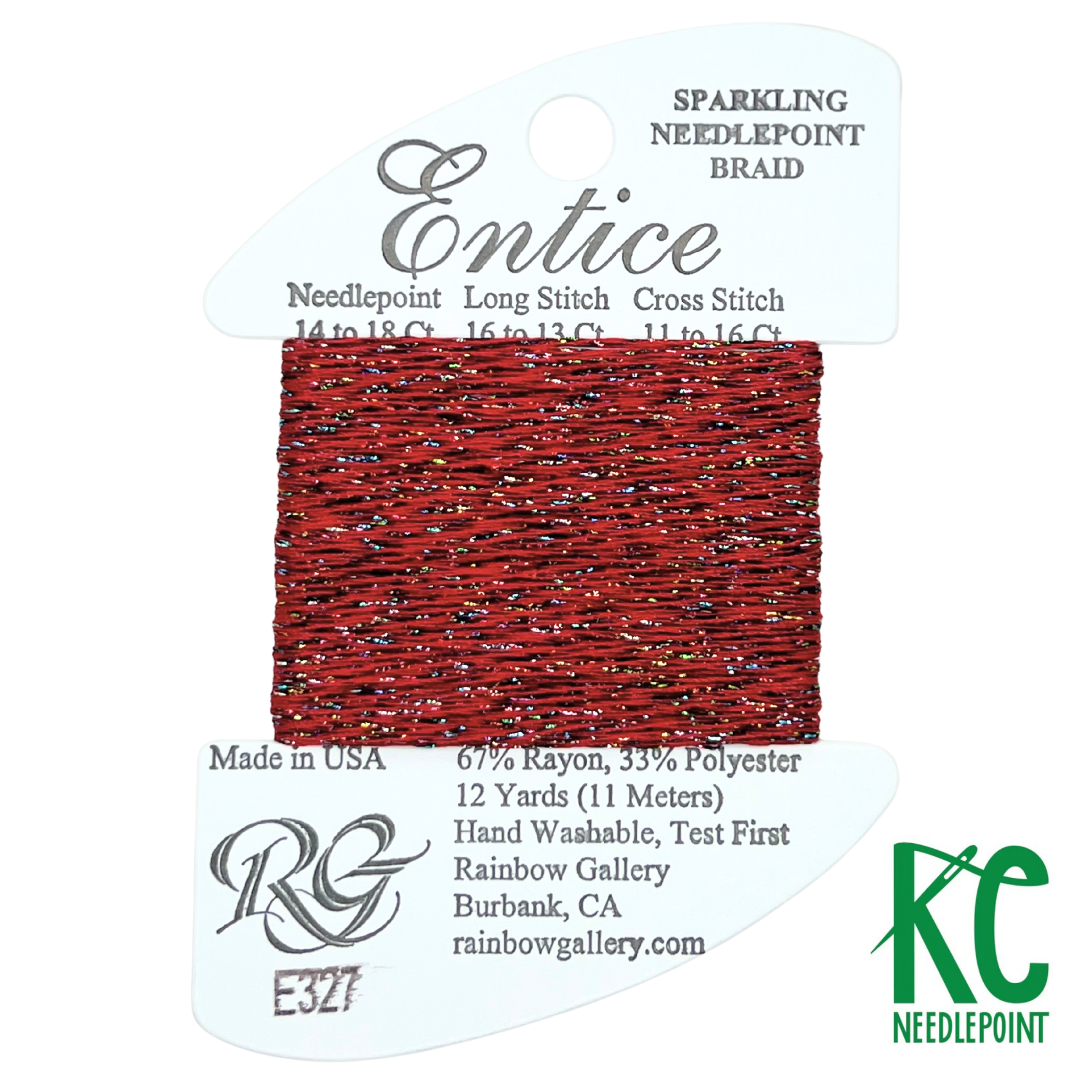 Entice E327 Chinese Red - KC Needlepoint