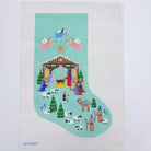 Nativity Stocking Canvas - KC Needlepoint