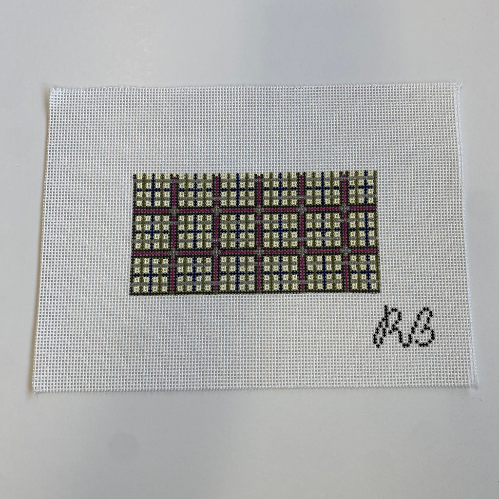 Woven in Winter Plaid Canvas - KC Needlepoint