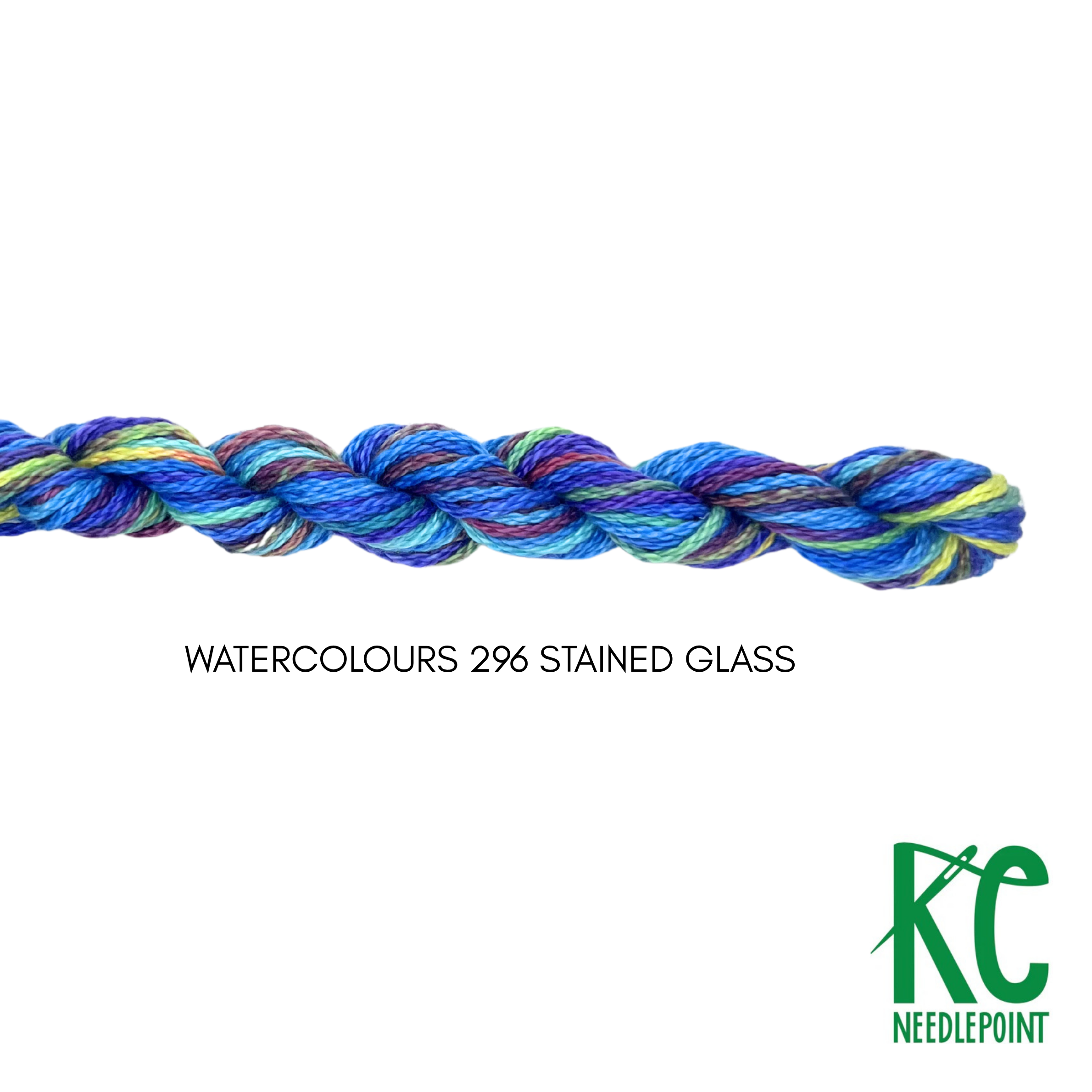 Watercolours 296 Stained Glass - KC Needlepoint
