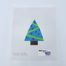 Tree with Purple Ornaments Canvas - KC Needlepoint